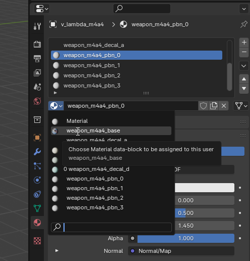 Custom Paint Material Remap