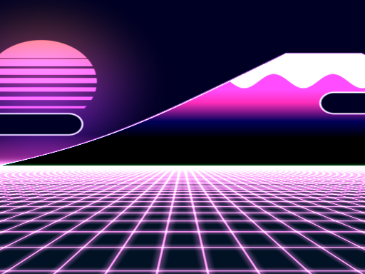 Collectable Background | Cyber Fuji