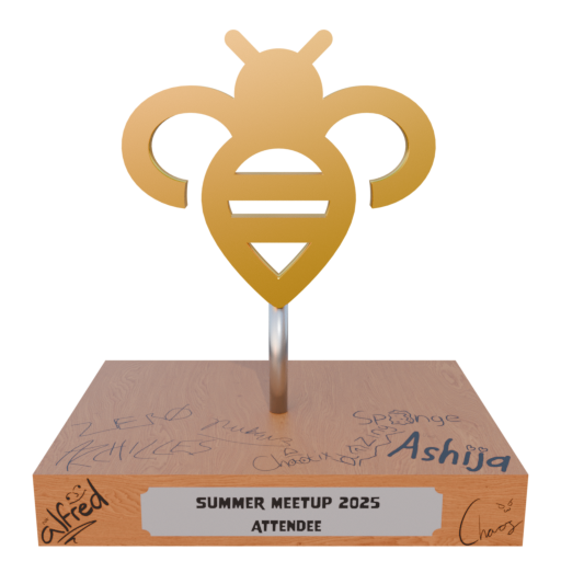 Genuine Summer Meetup 2025 Attendee Trophy