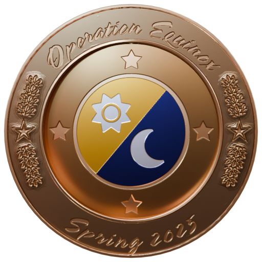Operation Equinox Bronze Challenge Pin