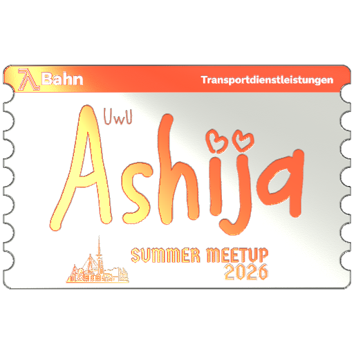 Ashija (Foil) | Summer Meetup 2026